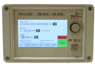 APULN系列高功傚微波模擬旌旂燈號發生發火器—輸入高達40GHz